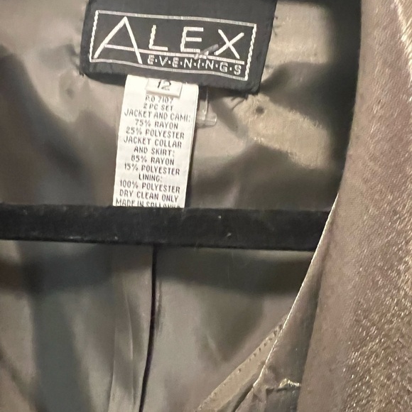 Alex Evenings Gold Two-Piece Set - Picture 2 of 9